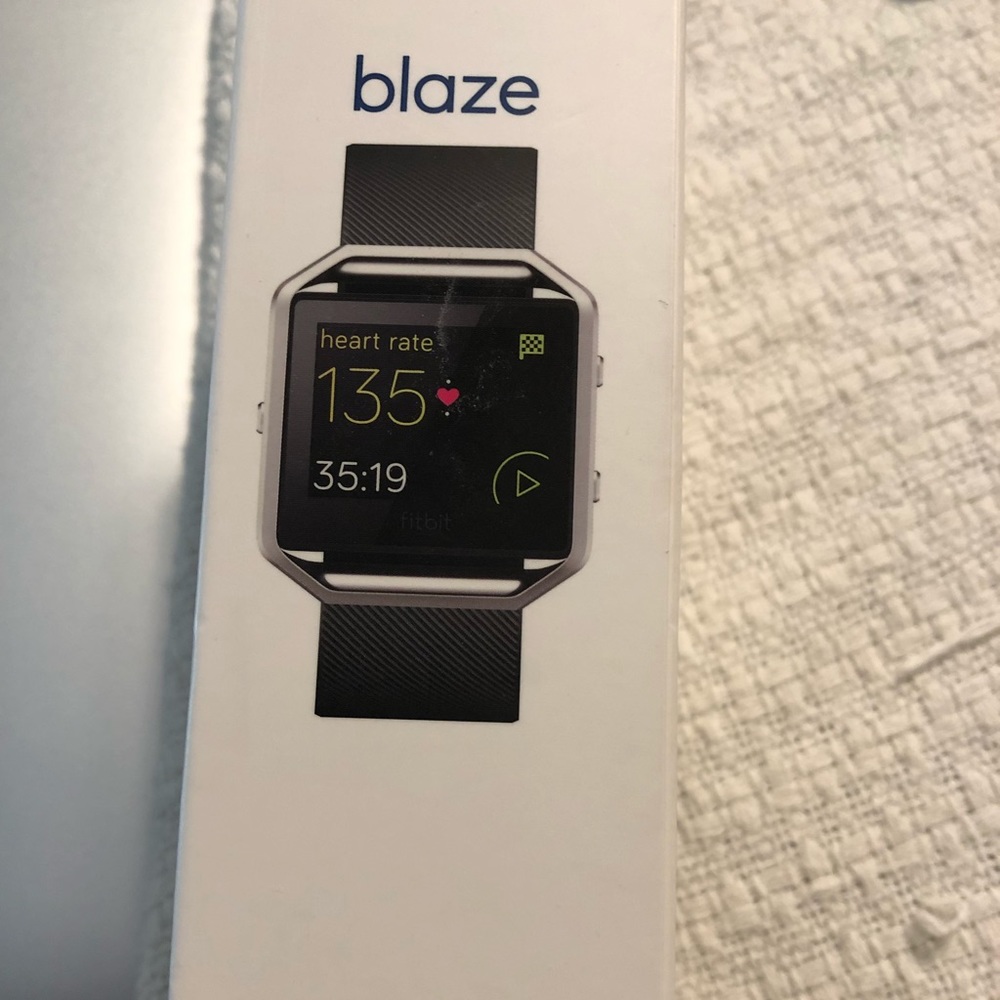 EUC FitBit Blaze-OS-box included